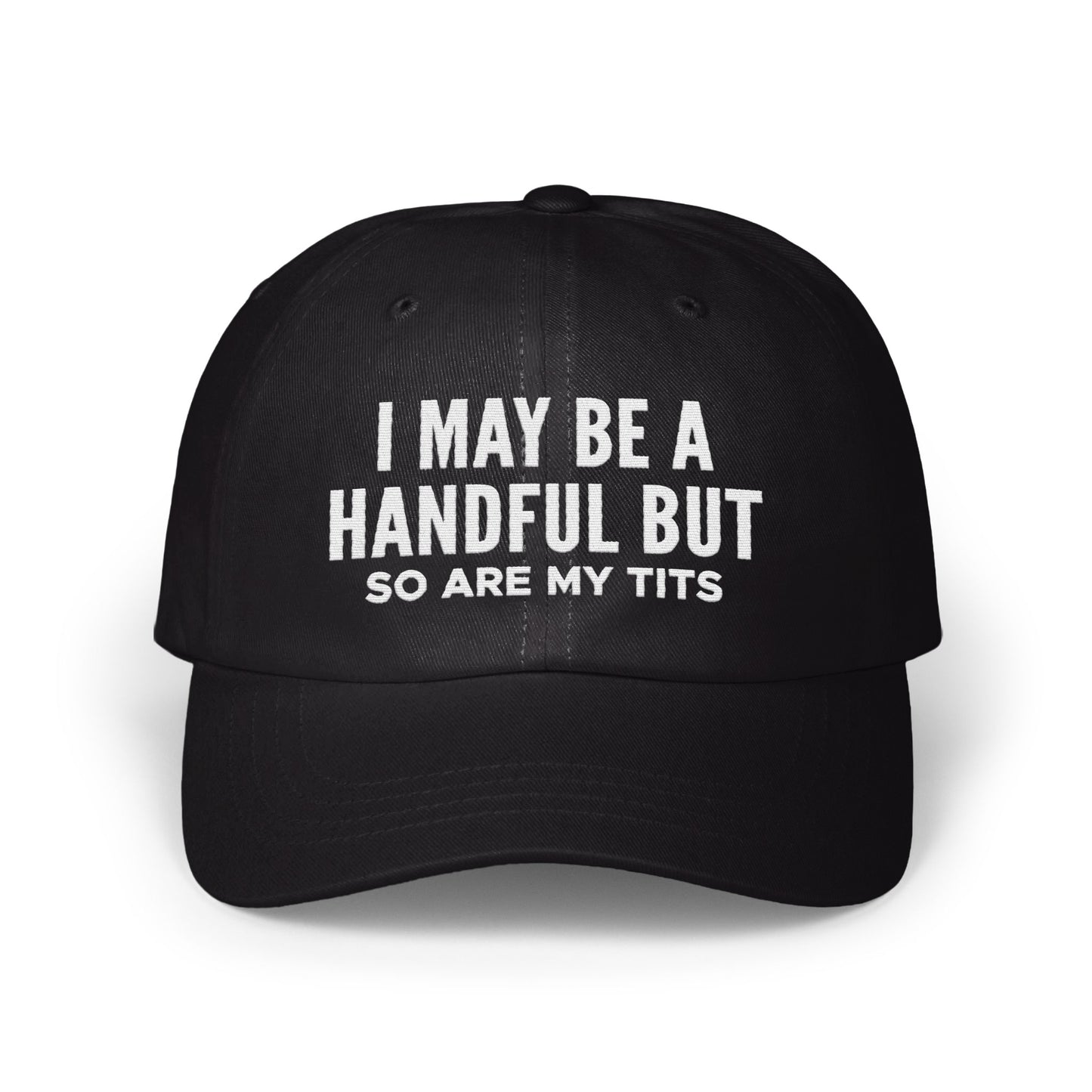 Humorous Statement Embroidered Black Baseball Cap product