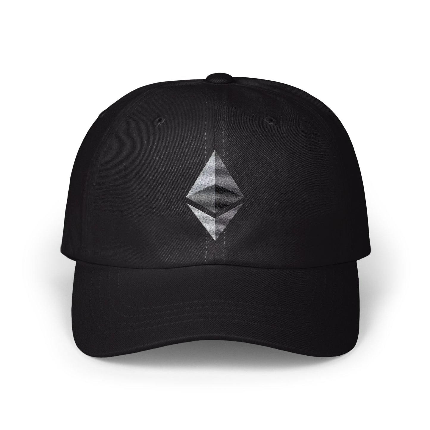 Stylish Black Cap with Unique Geometric Design product