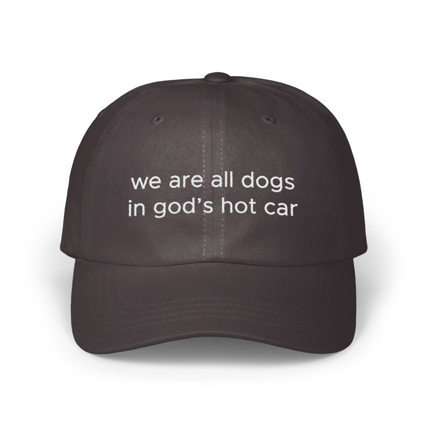 We Are All Dogs In God's Hot Car Baseball Cap product