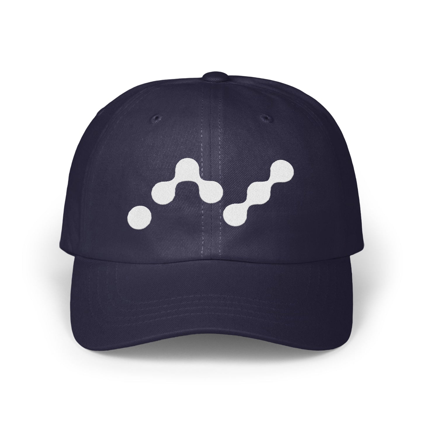 Stylish Dotted Design Navy Blue Baseball Cap product