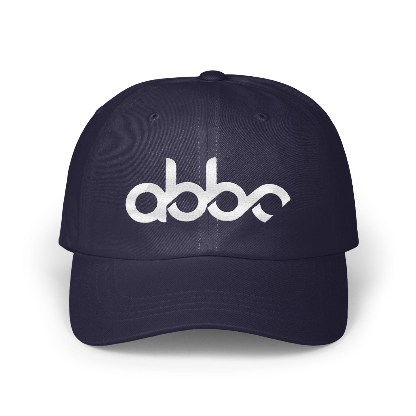 Stylish Dark Blue Cap with ABCD Logo printed product
