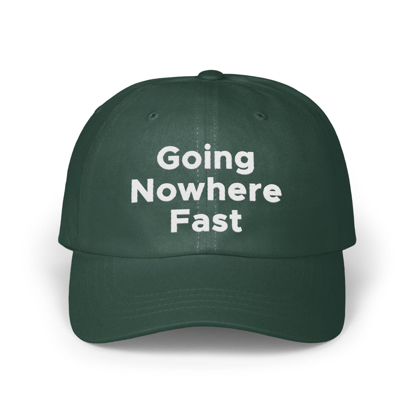 Going Nowhere Fast Embroidered Hat product
