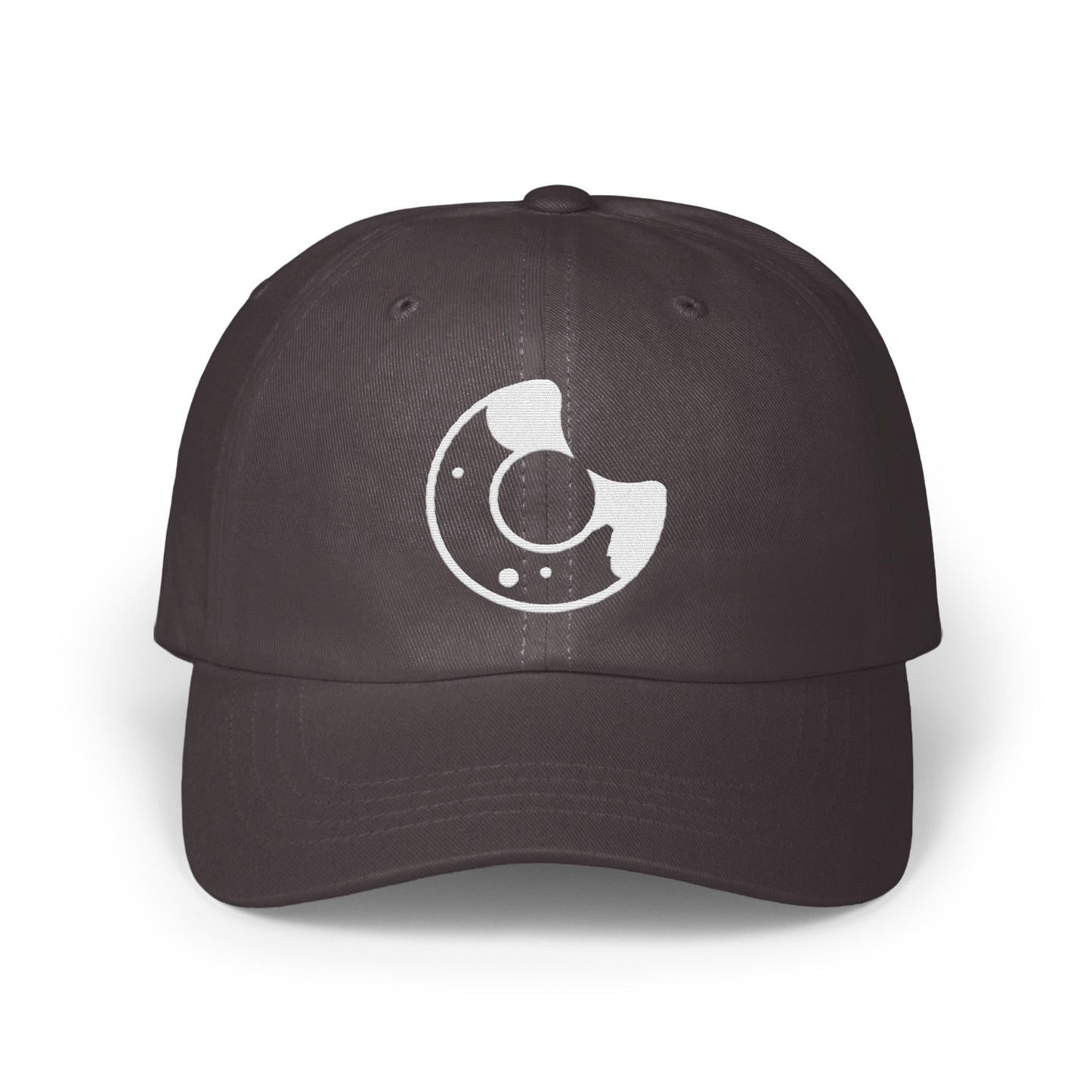Donut Print Black Hat with Adjustable Strap product type