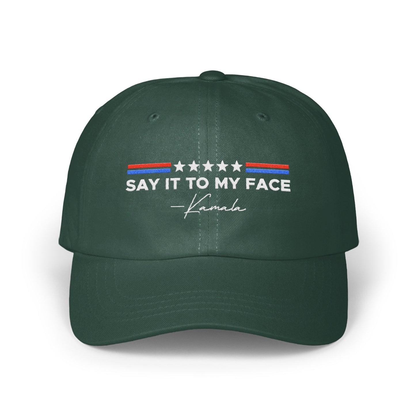 Say It To My Face Embroidered Cap Casual Hat product