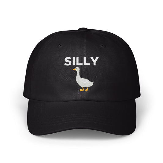 Silly Goose Graphic Print Black Adjustable Hat product
