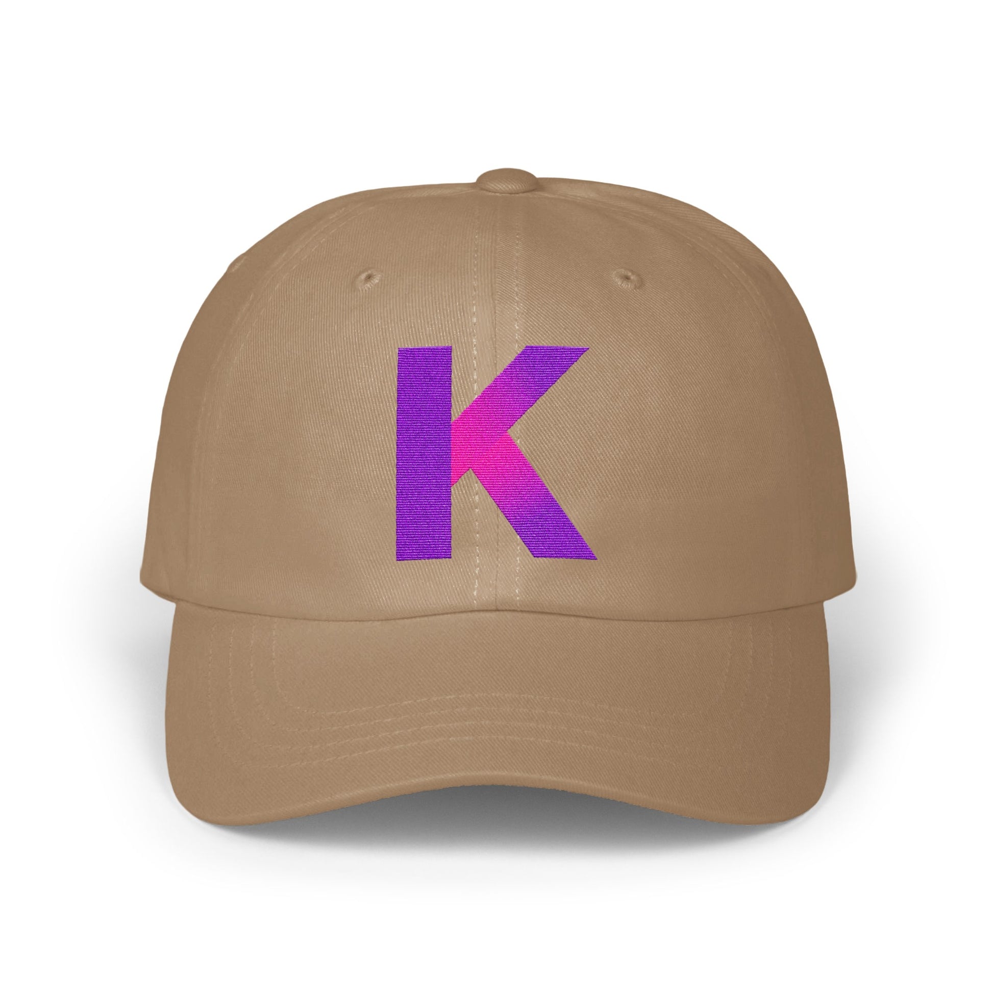 Bold K Monogram Tan Baseball Cap product