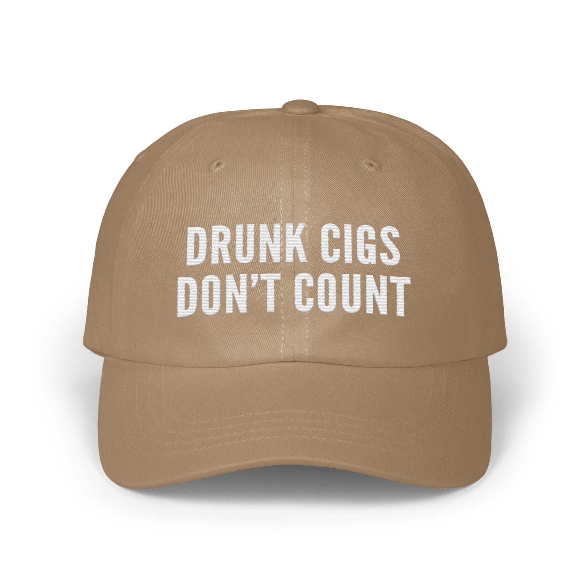 Drunk Cigs Don't Count Baseball Cap product type