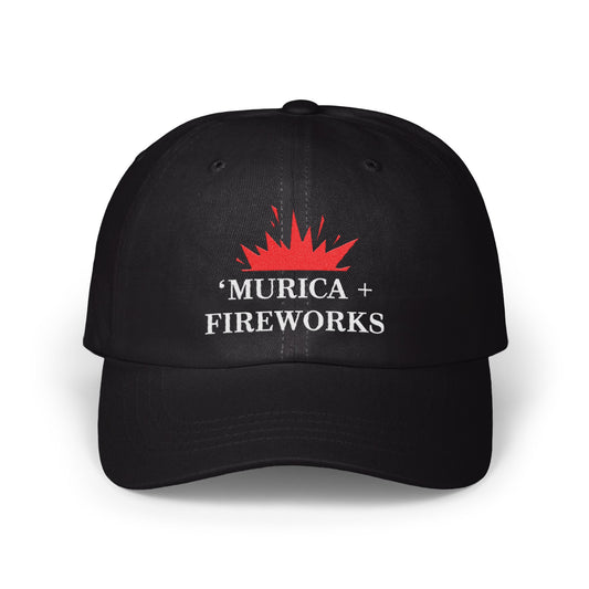 'Murica Fireworks Stylish Baseball Cap product type