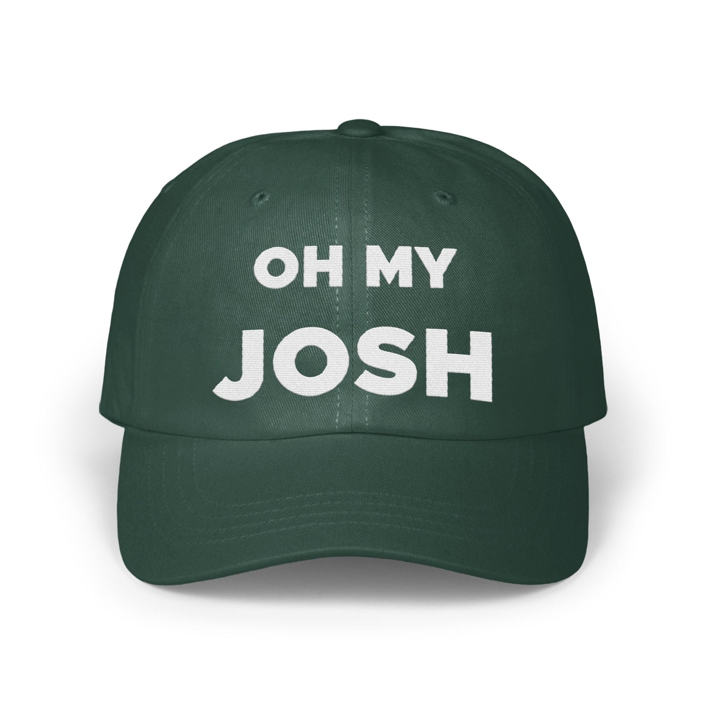 Trendy Green Oh My Josh Statement Baseball Cap product
