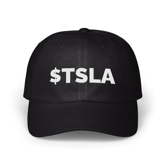 Stylish $TSLA Logo Embroidered Baseball Cap product type