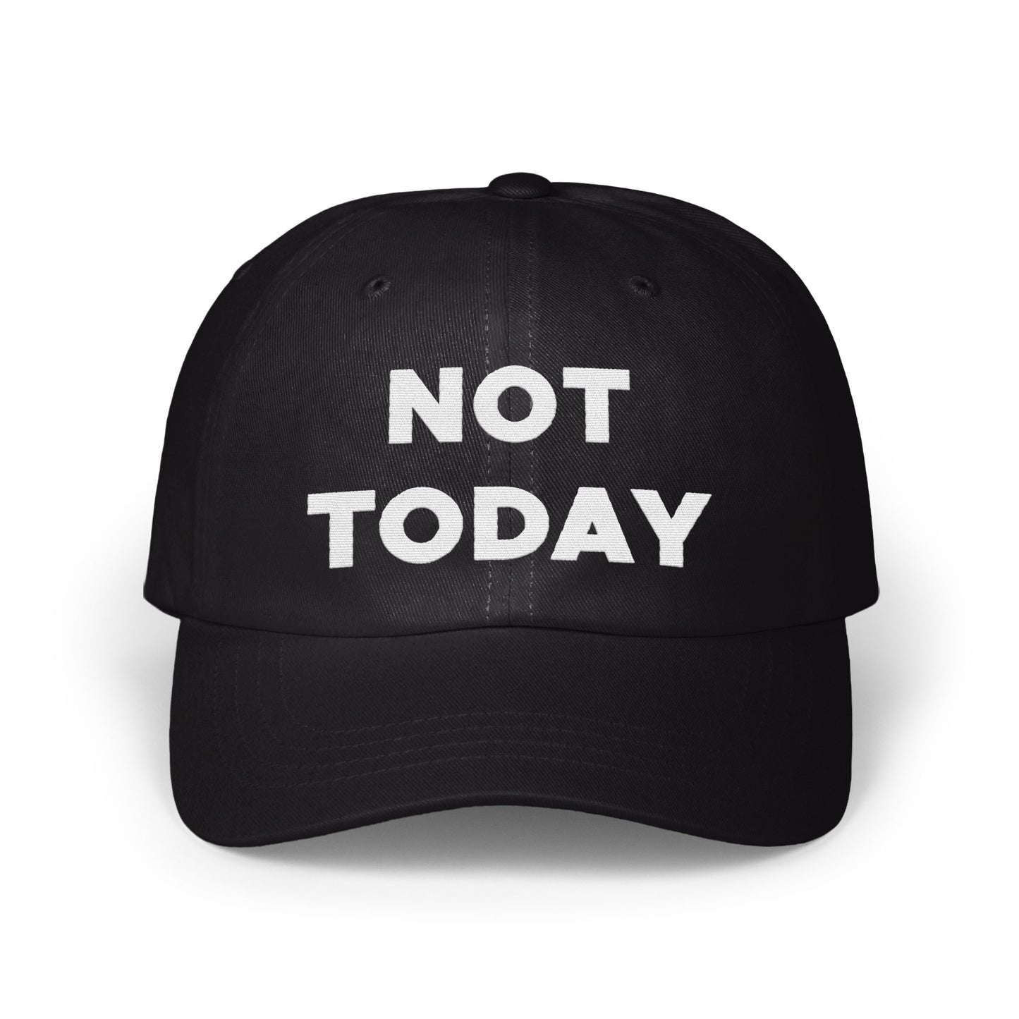 Not Today Statement Black Hat Fashion Product