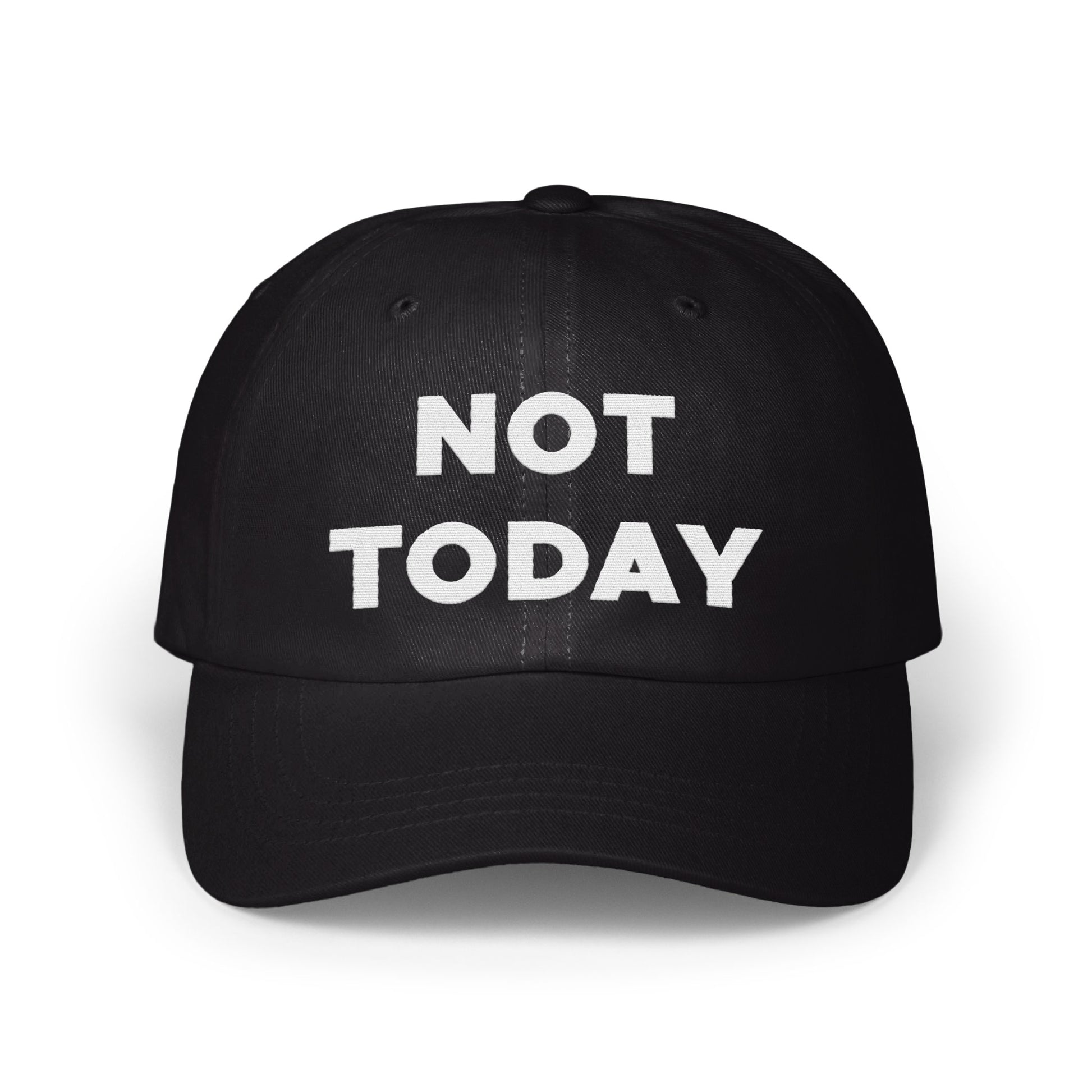 Not Today Statement Black Hat Fashion Product