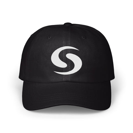 Stylish Black Cap with Unique S Logo Hat product type