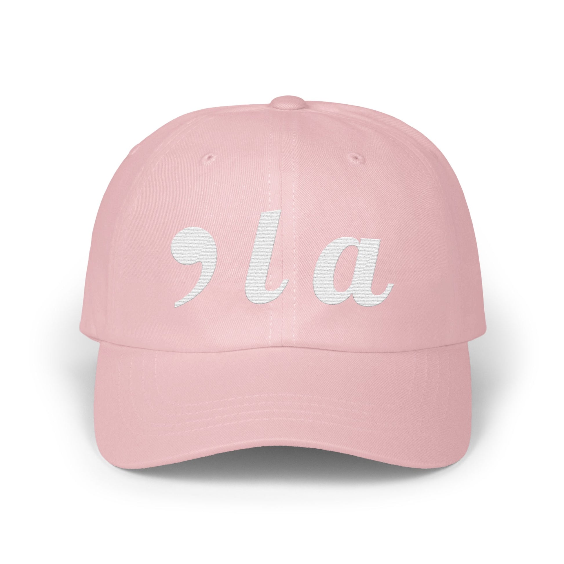 Stylish Pink Cap With Unique '9la' Design product