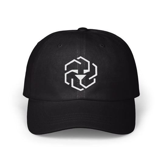 Sleek Black Hat with Unique Geometric Design product type