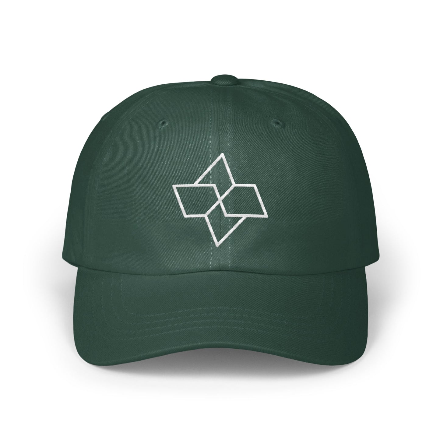 Geometric Patterned Dark Green Baseball Cap product