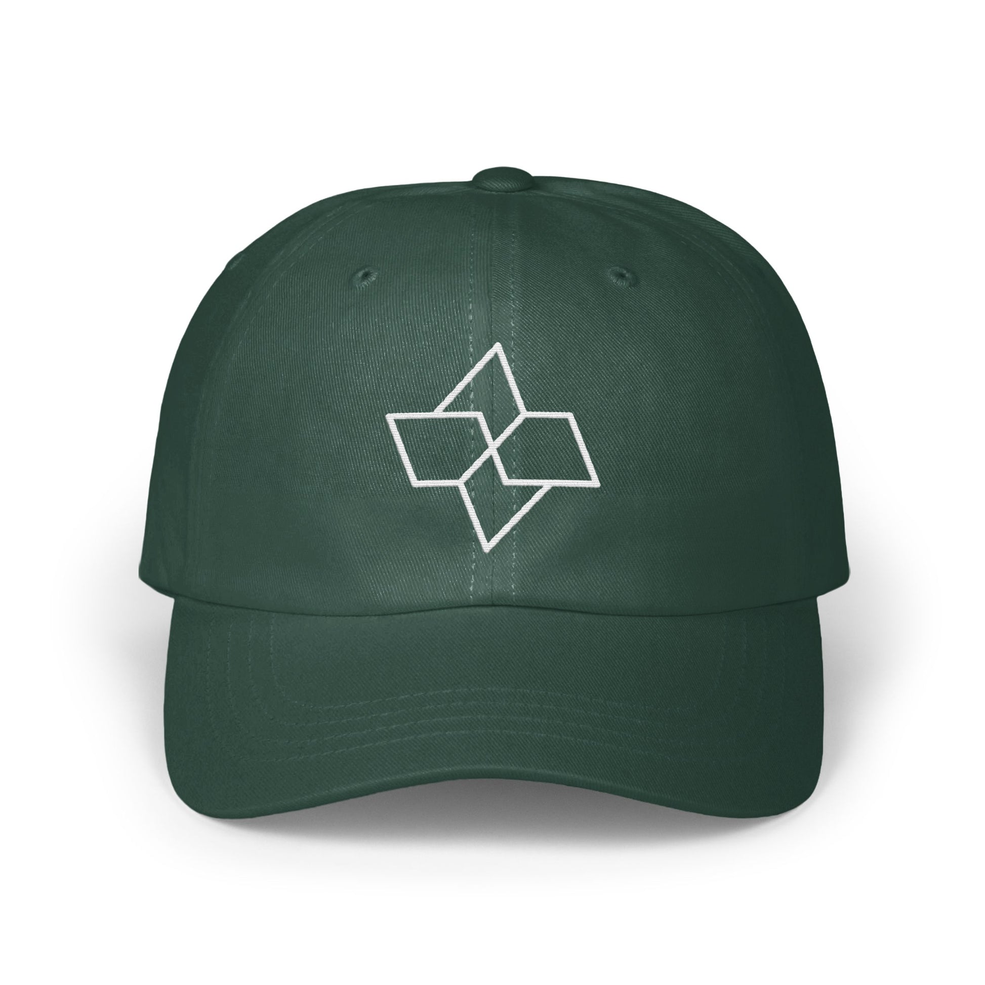 Geometric Patterned Dark Green Baseball Cap product