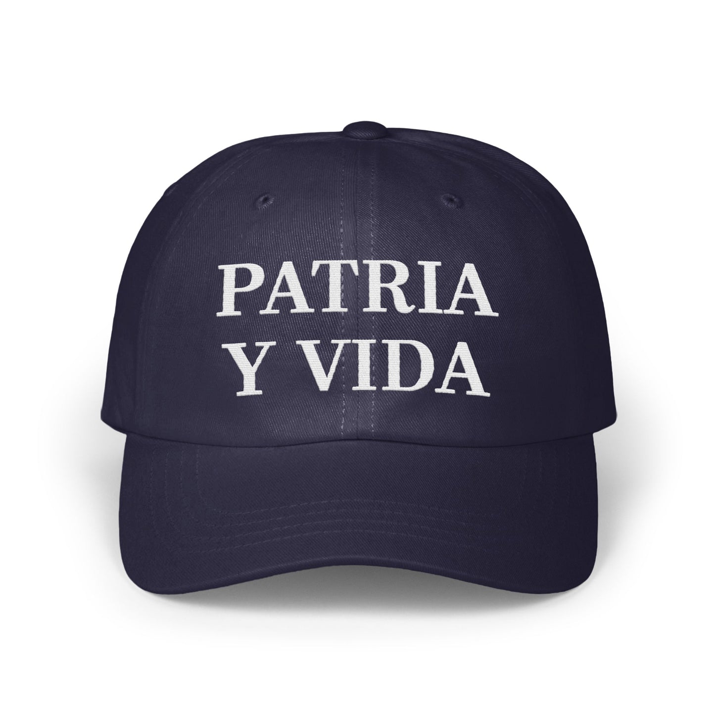 Patria Y Vida Bold Lettering Dark Baseball Cap product