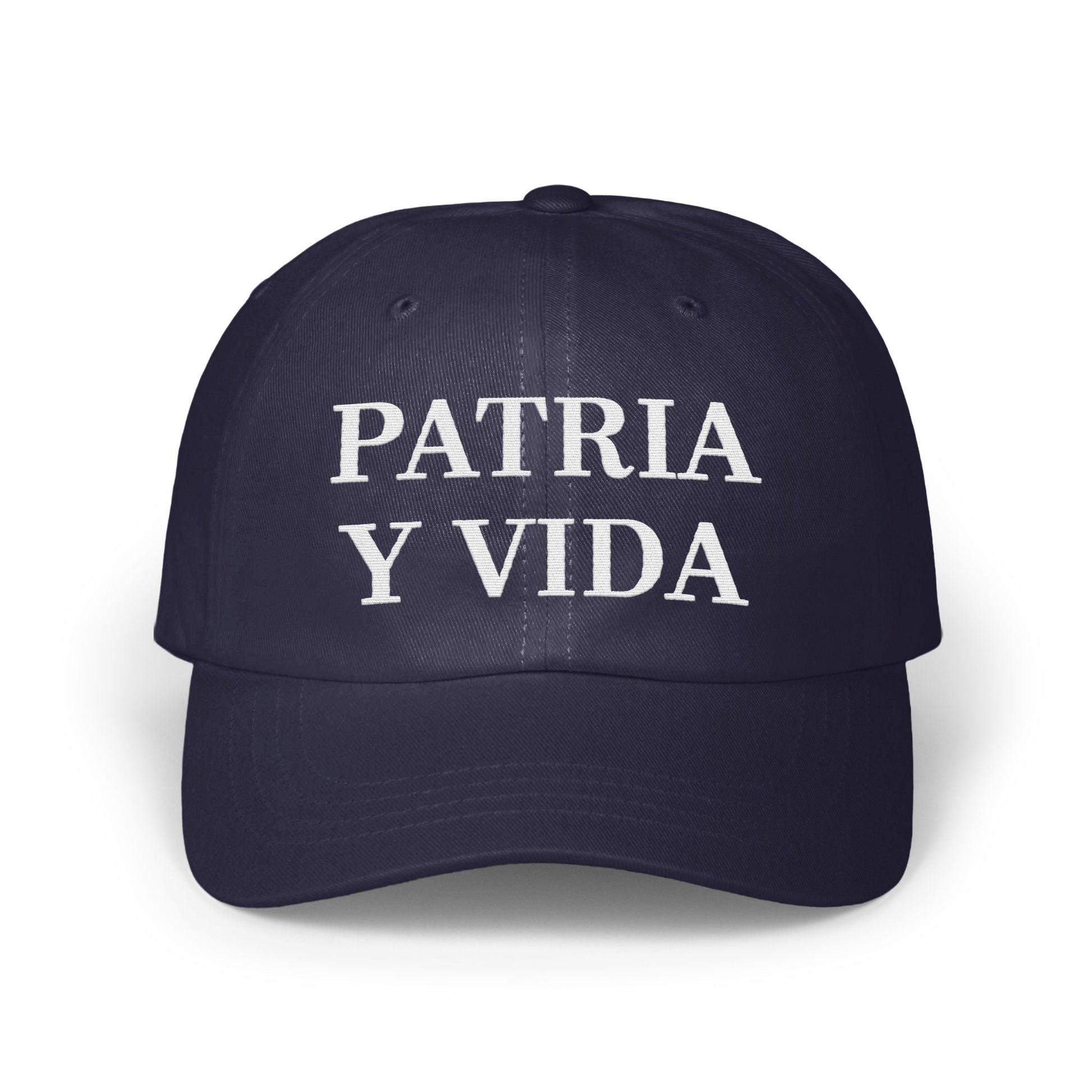 Patria Y Vida Bold Lettering Dark Baseball Cap product