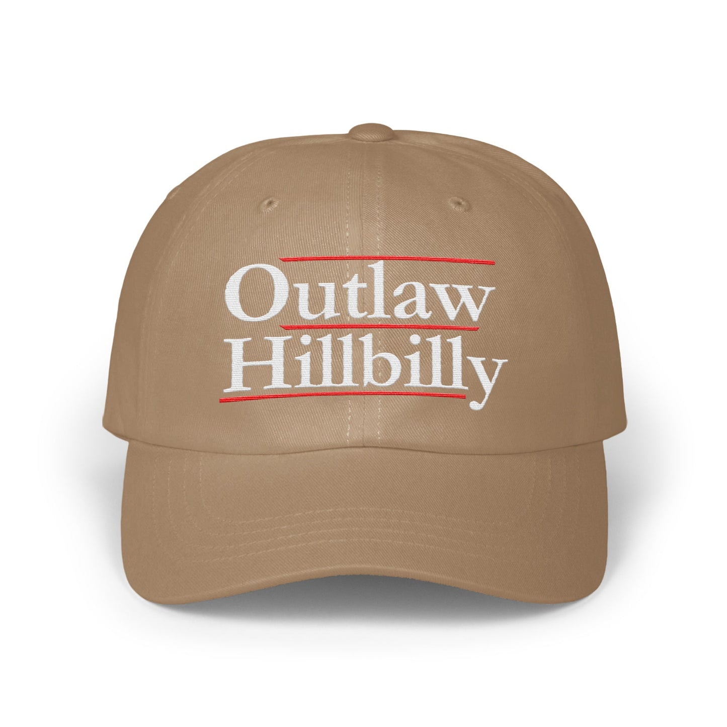 Outlaw Hillbilly Hat with Bold White Text product