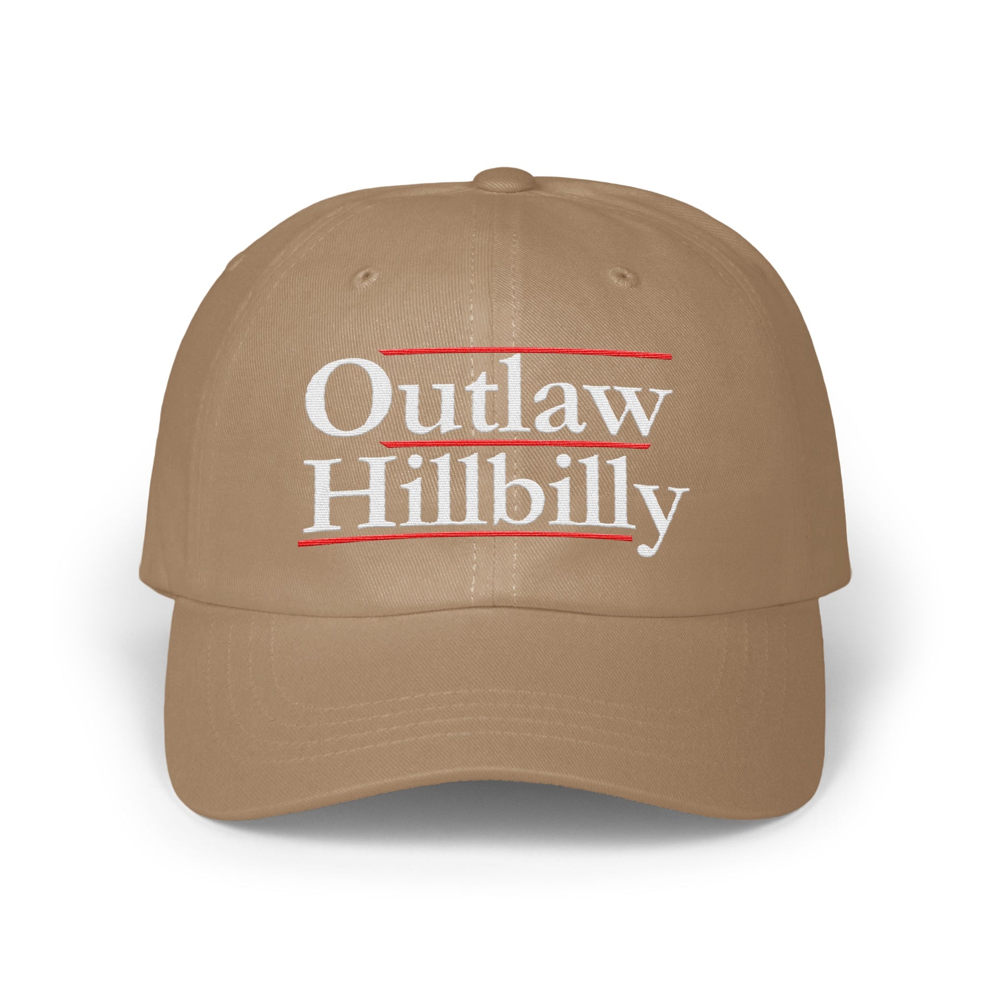 Outlaw Hillbilly Hat with Bold White Text product