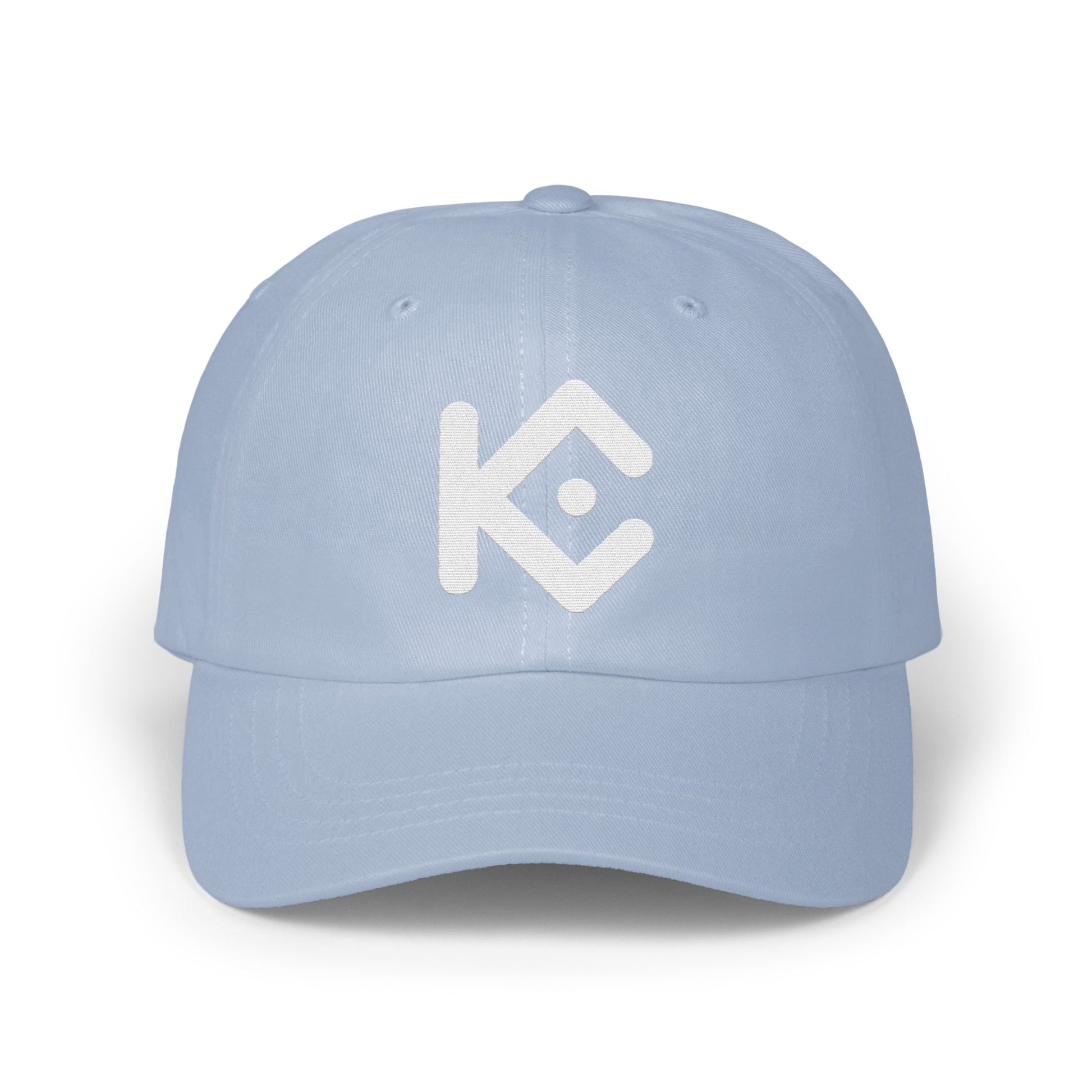 Stylish Light Blue Cap with Logo Design Hat product