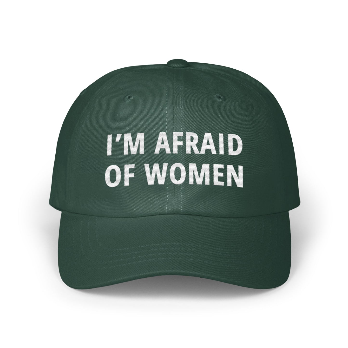 I'M AFRAID OF WOMEN Embroidered Baseball Cap product