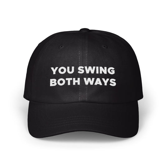 You Swing Both Ways Black Baseball Cap product