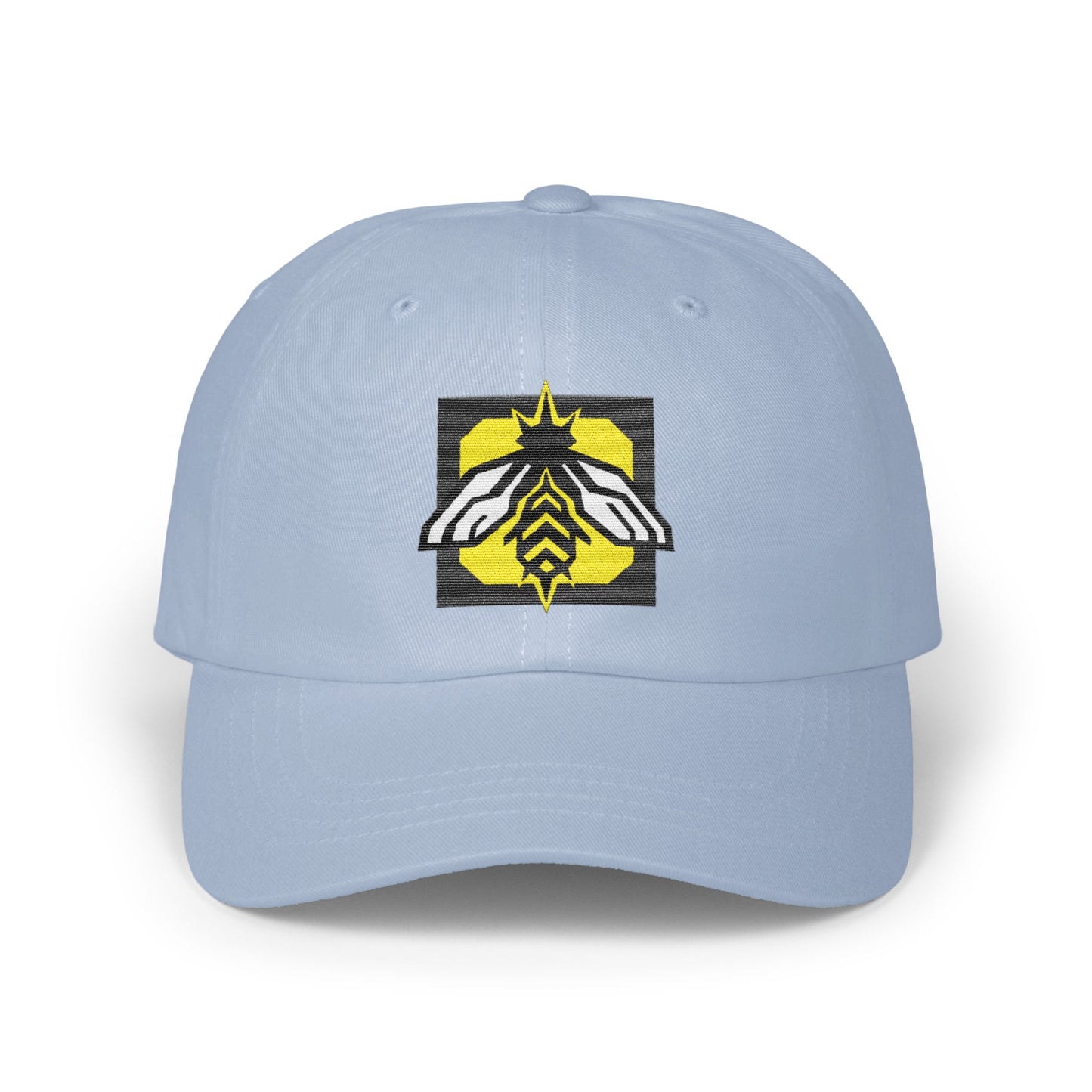 Stylish Bee Patch Light Blue Baseball Cap product type