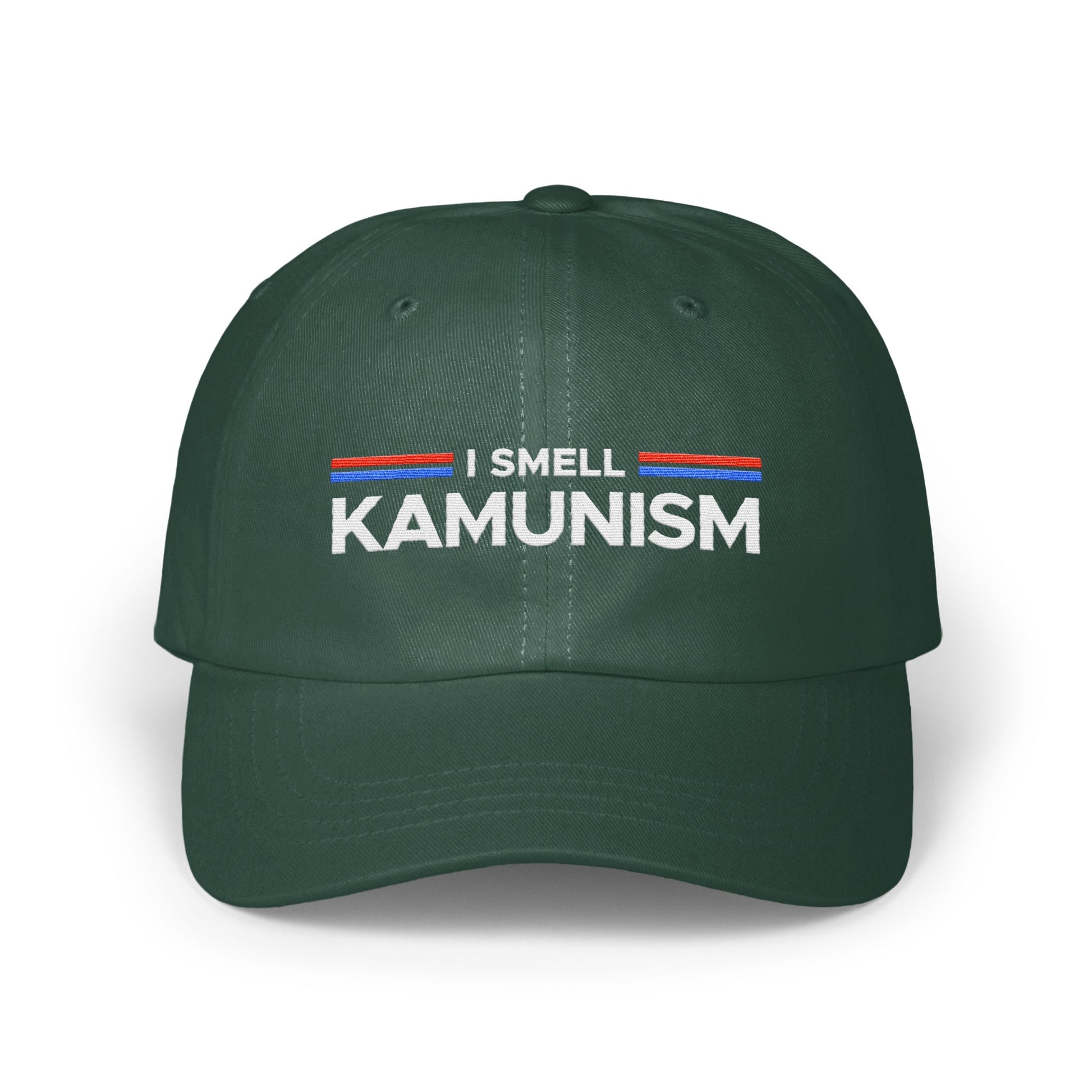 I Smell Kamunism Text Design Green Cap Hat product