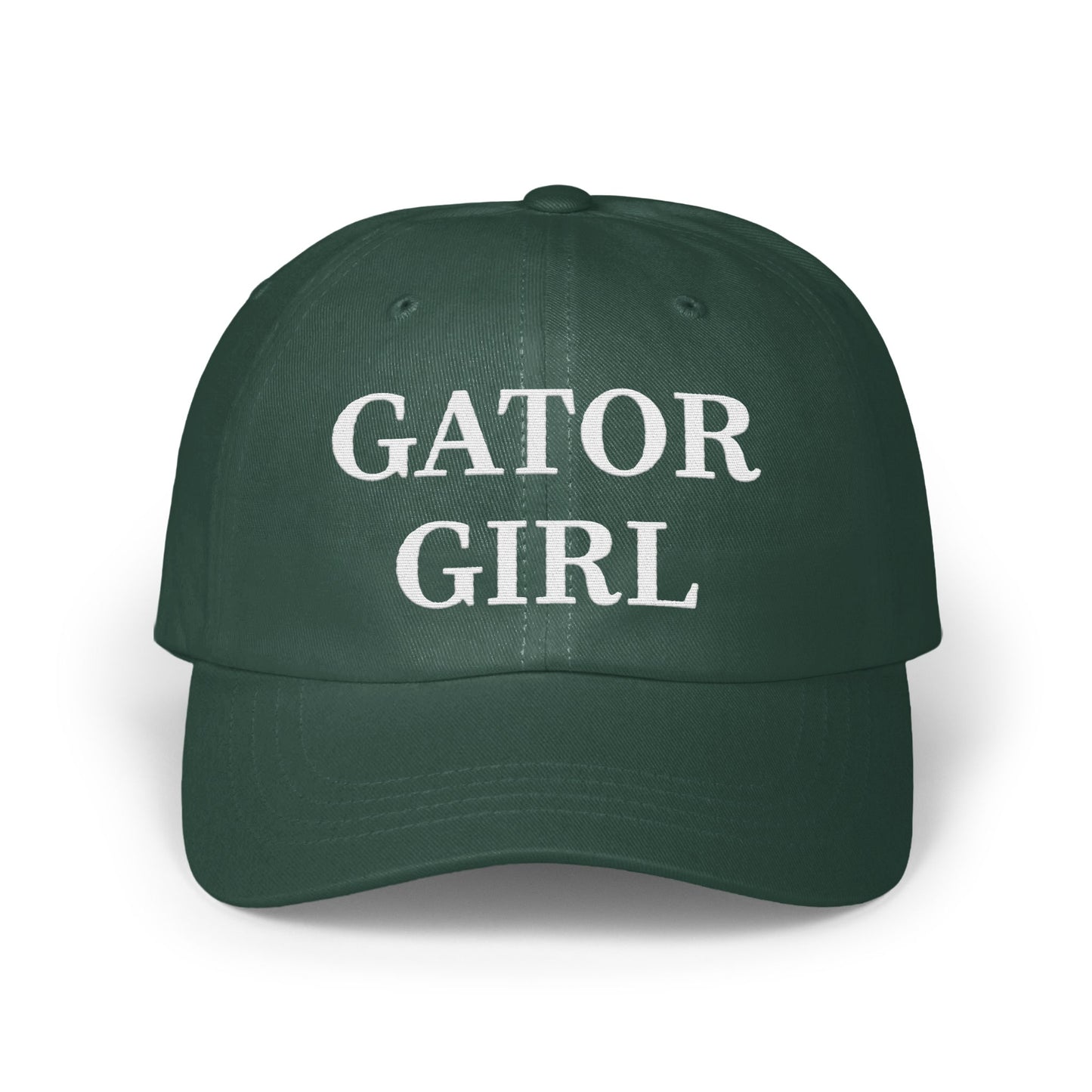 Gator Girl Embroidered Baseball Cap for Fashion Product