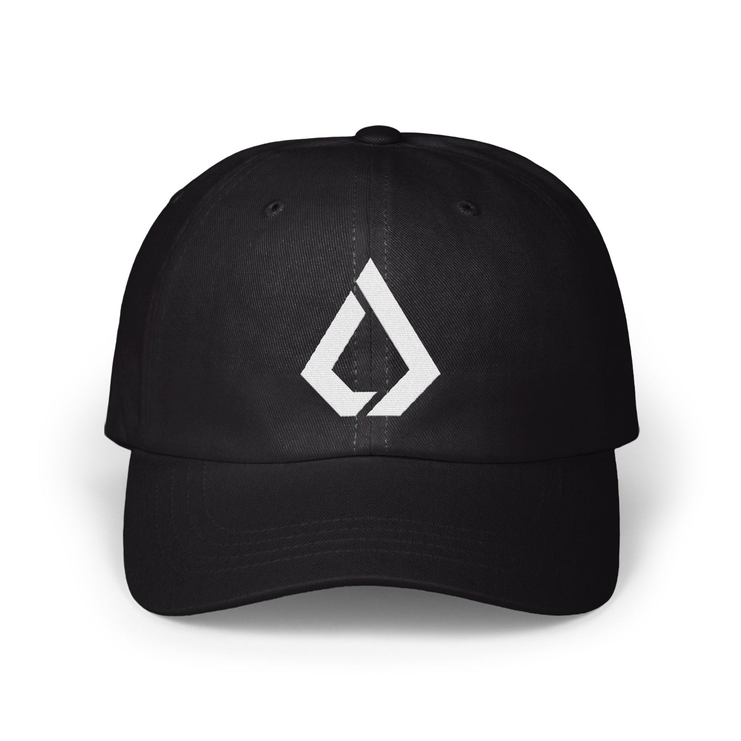 Black Baseball Cap with Geometric Design product type