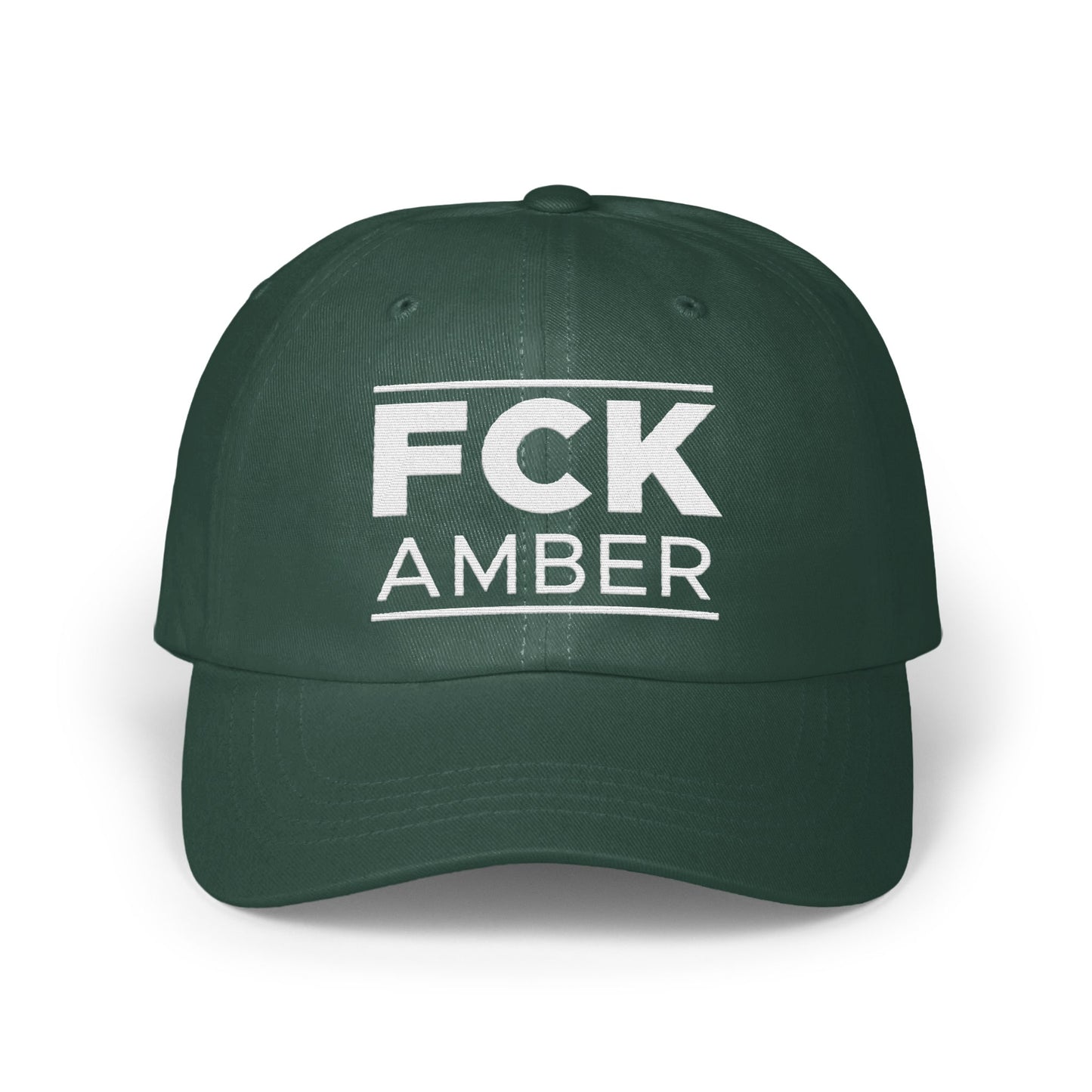 FCK Amber Green Hat Statement Embroidered Cap product