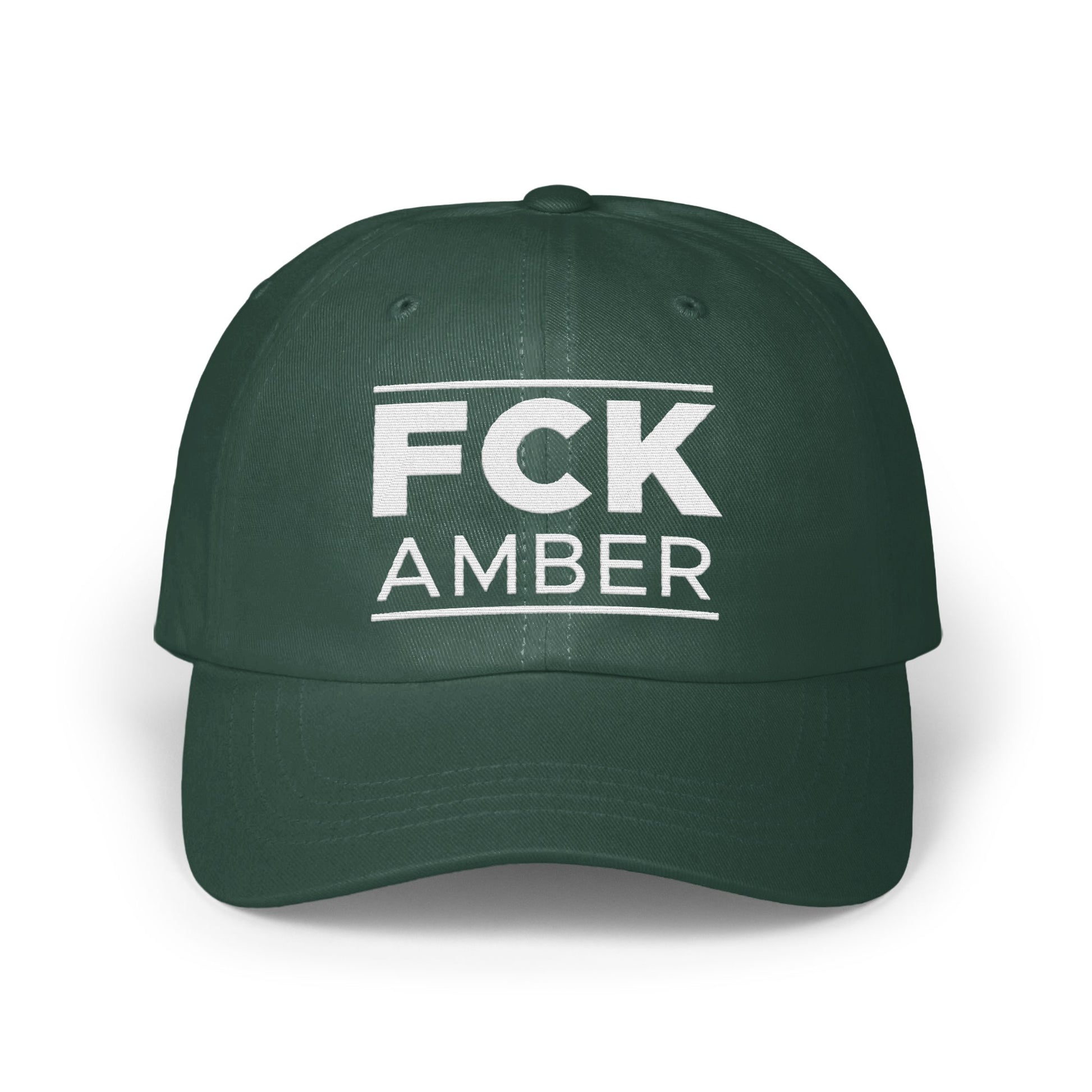 FCK Amber Green Hat Statement Embroidered Cap product