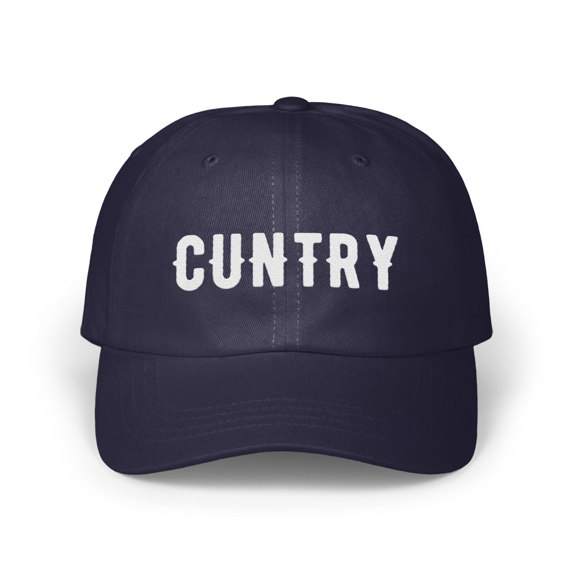 Country-Inspired Adjustable Navy Cap product