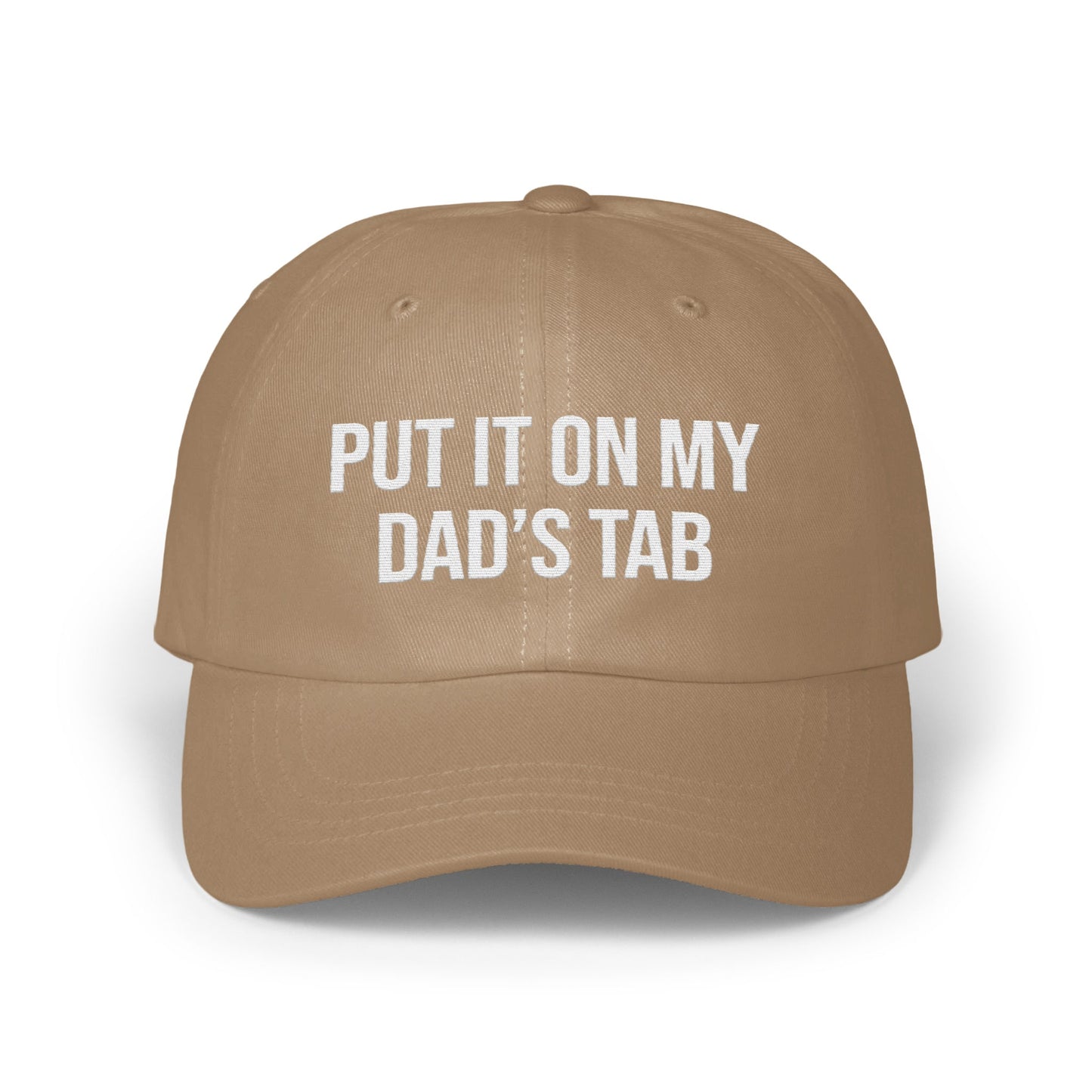 Put It On My Dad's Tab Baseball Cap product