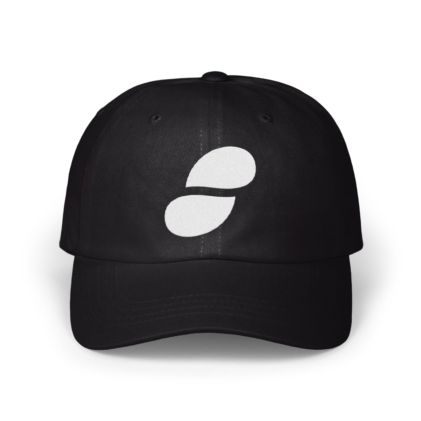 Stylish Black Hat With Unique White Design product