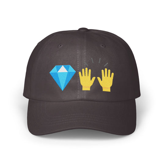Diamond and Hands Graphic Design Hat product