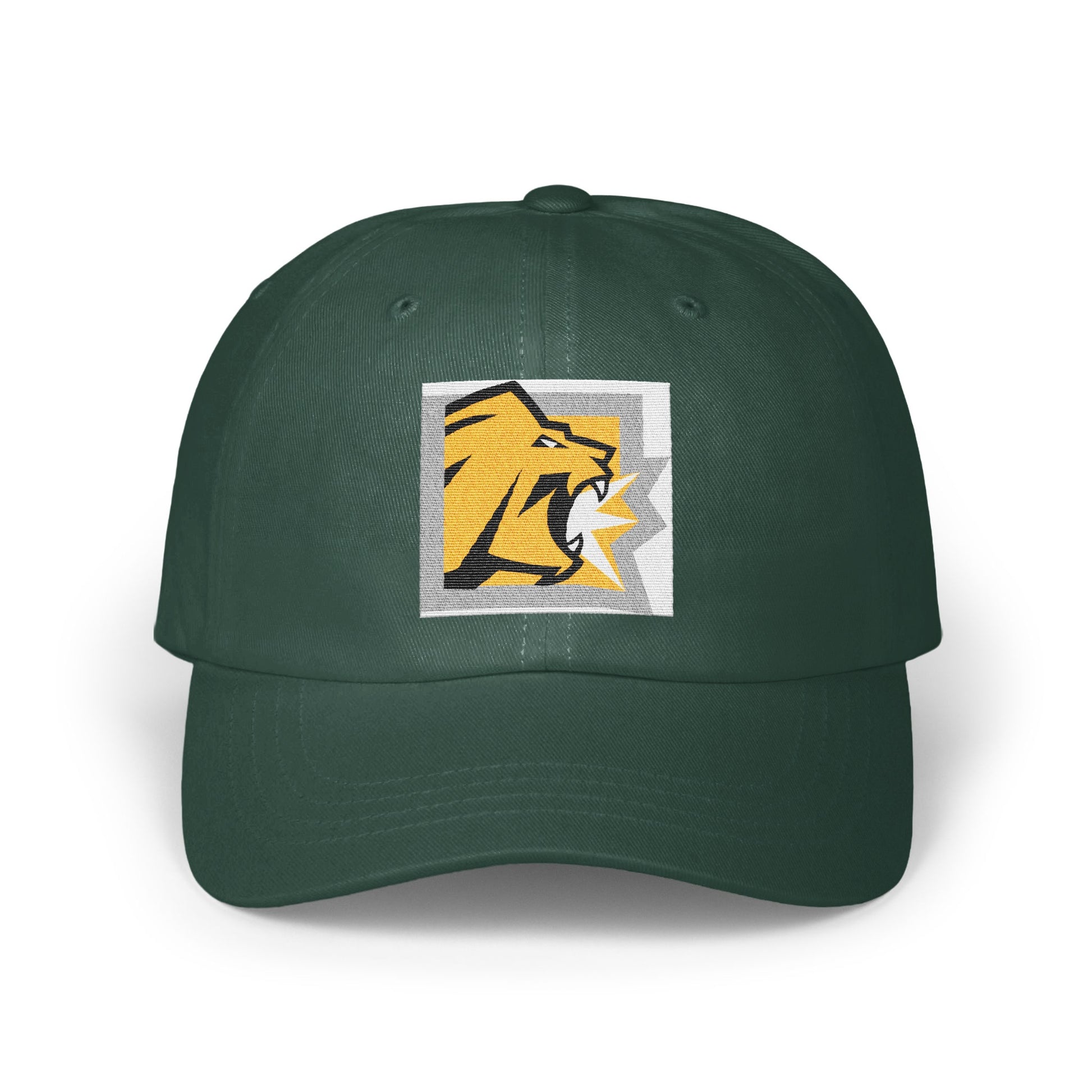 Bold Green Baseball Cap with Tiger Logo product type