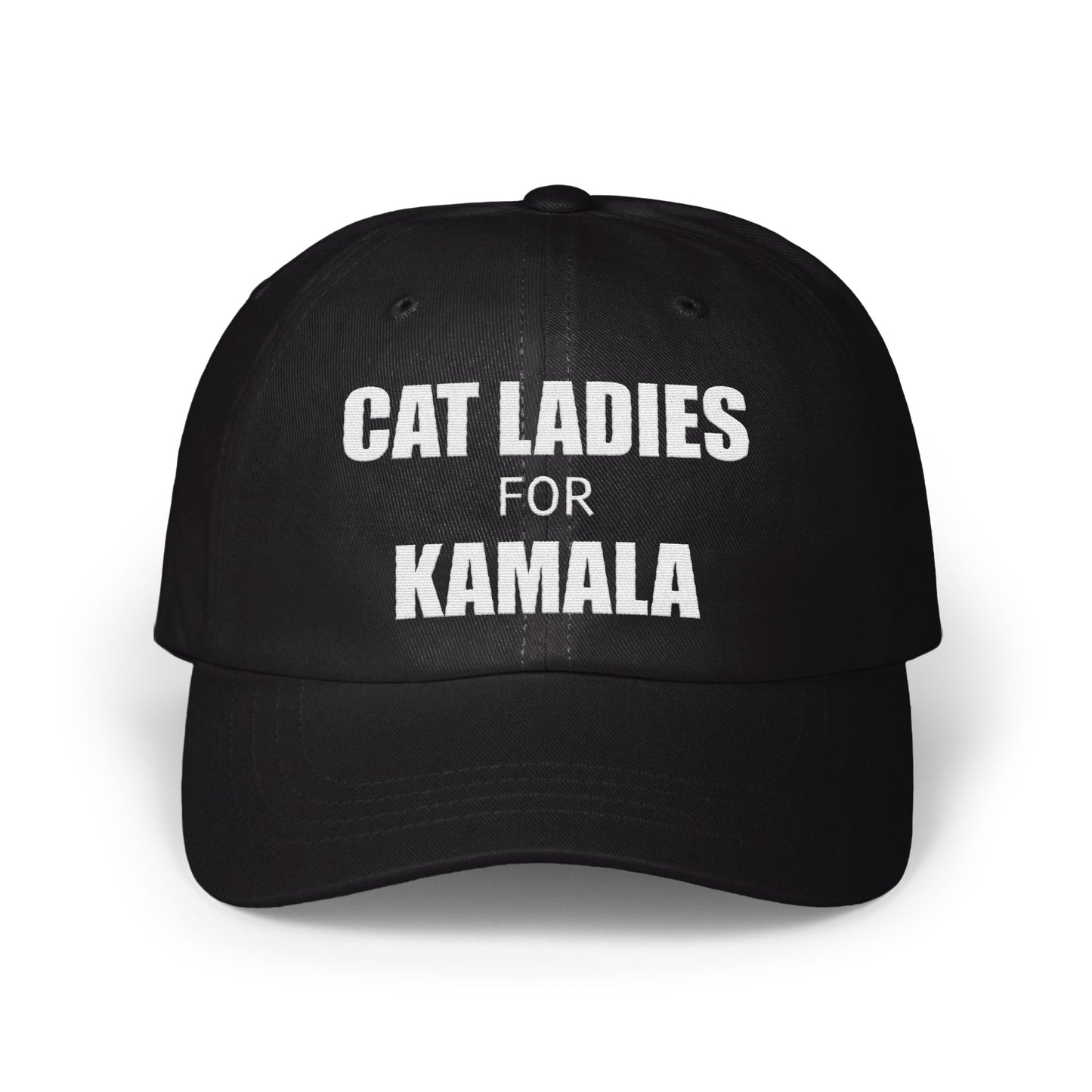Cat Ladies for Kamala Embroidered Baseball Cap product type