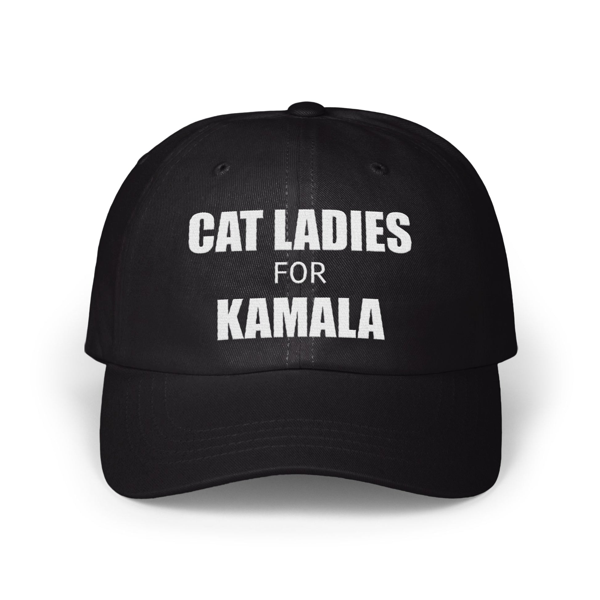 Cat Ladies for Kamala Embroidered Baseball Cap product type