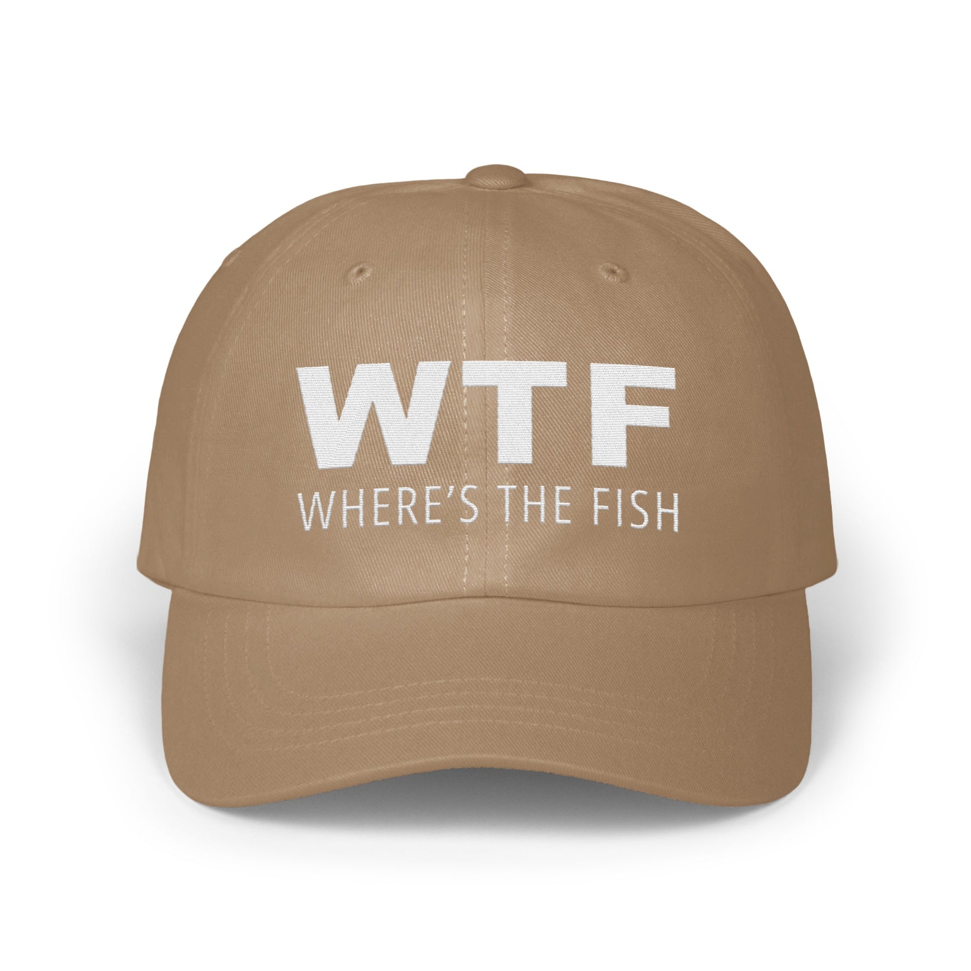 WTF Where's The Fish Embroidered Cap product type