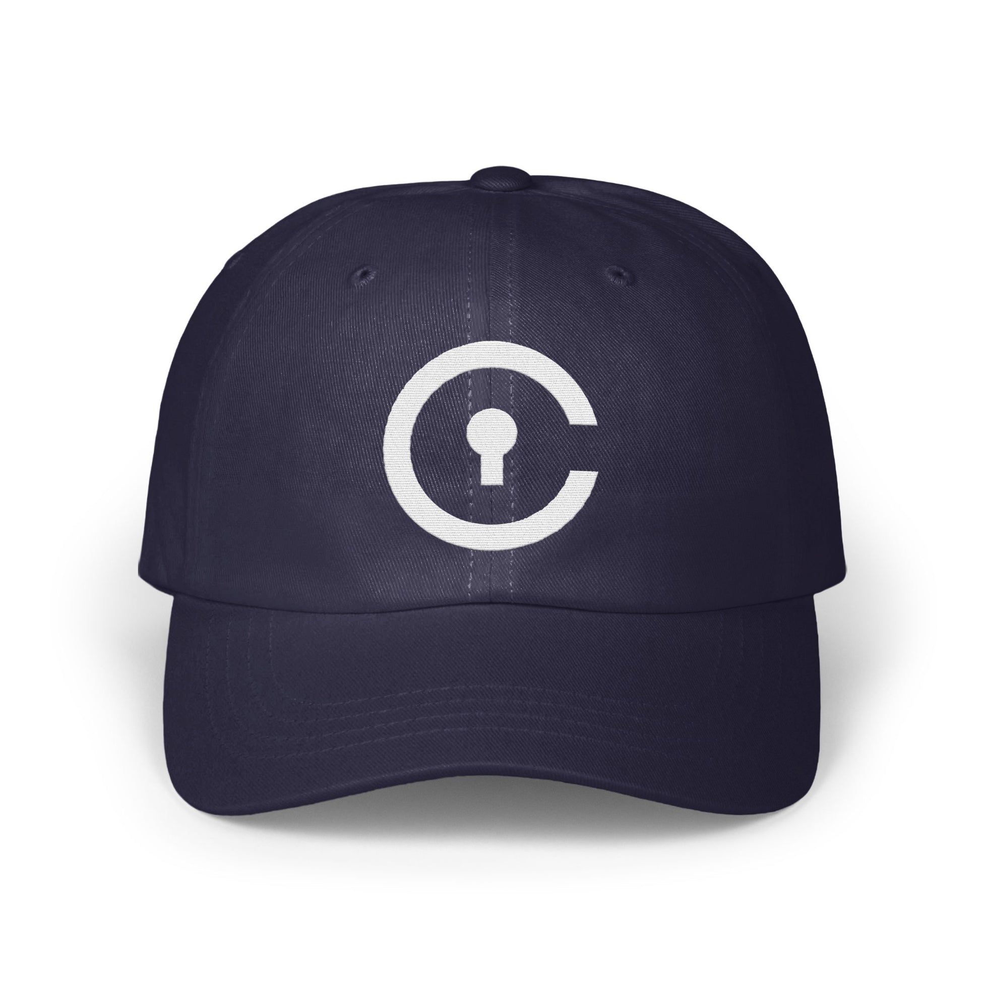 Classic Dark Baseball Cap with Printed Logo product