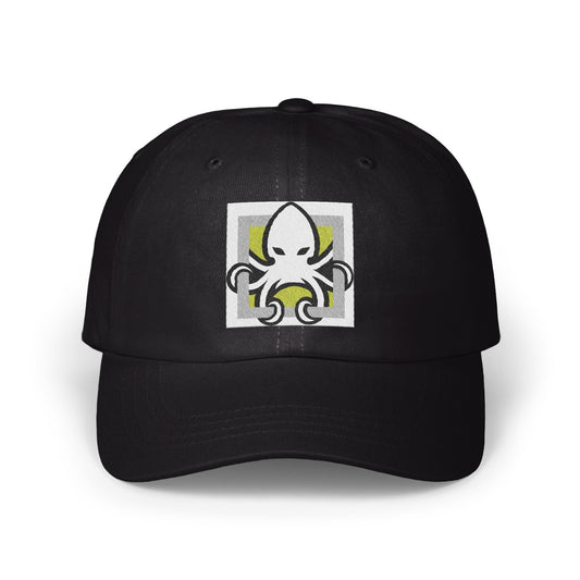 Stylish Black Hat Featuring Octopus Design product type