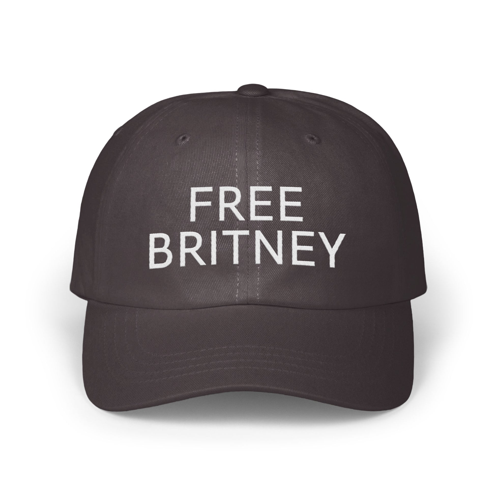 Free Britney Statement Cap with Embroidered Text Hat product type