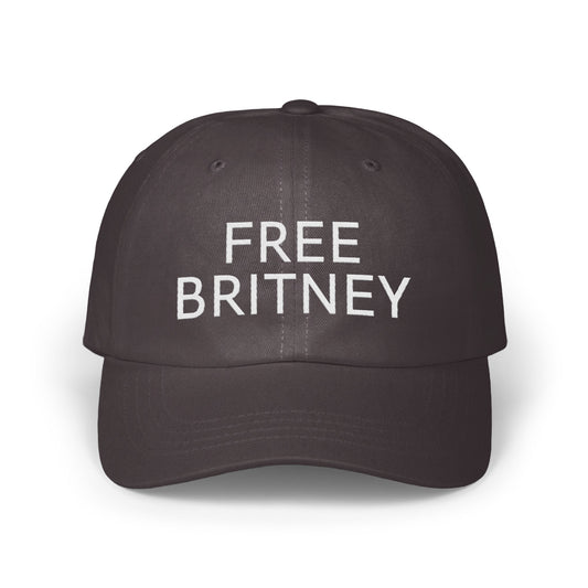 Free Britney Statement Cap with Embroidered Text Hat product type