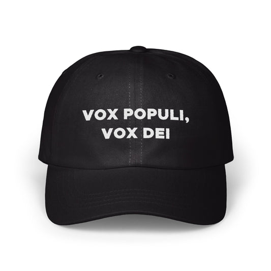 Vox Populi Vox Dei Statement Baseball Cap product
