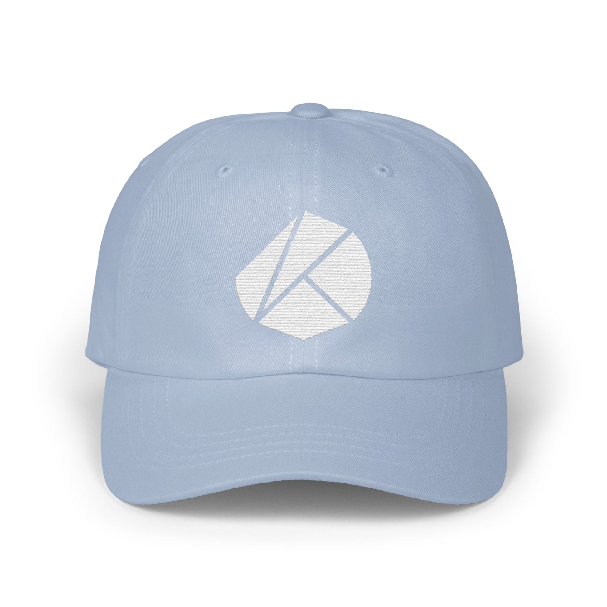 Light Blue Cap with Unique Logo Design Hat product