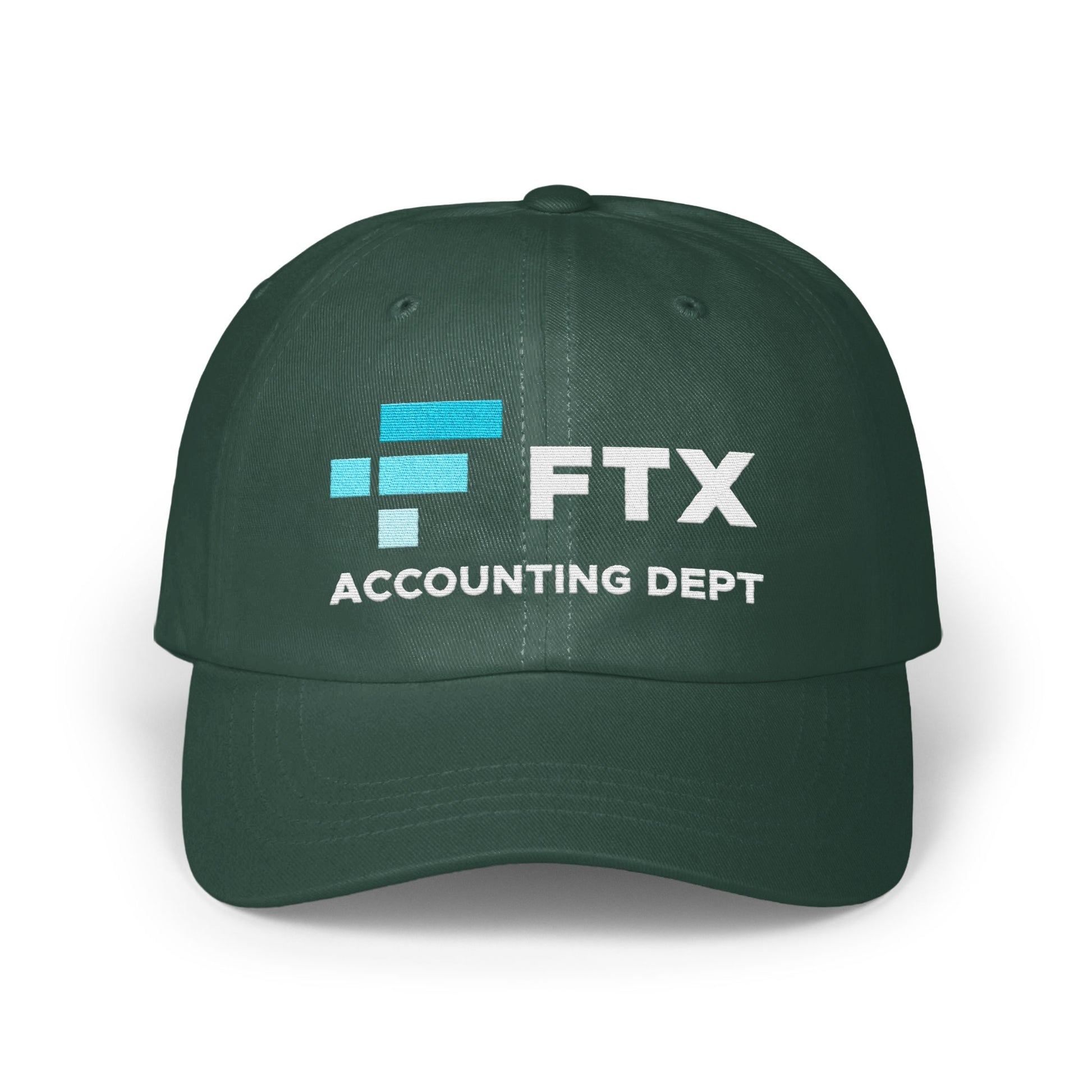 FTX Accounting Dept Green Logo Embroidered Hat product