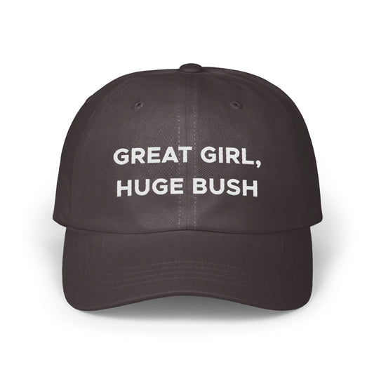 GREAT GIRL HUGE BUSH BLACK BASEBALL CAP product